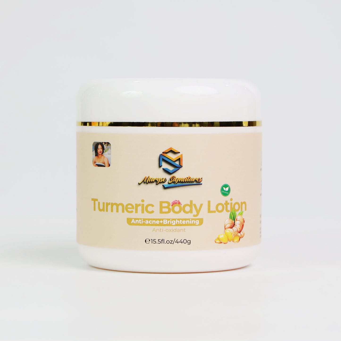 Turmeric body lotion