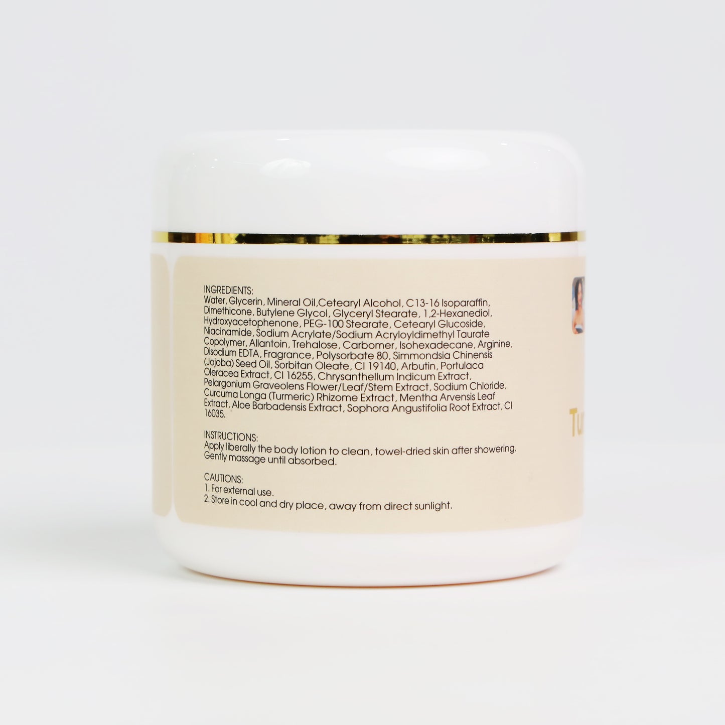 Turmeric body lotion