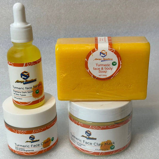 Turmeric acne set Fade dark spots in under a month   Bring back your natural glow  Anti-inflammatory normal price $76.99sale price $65 .99