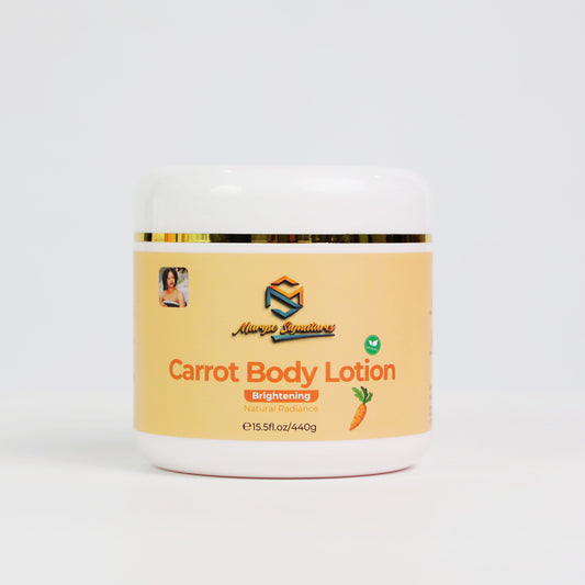 Carrot body lotion