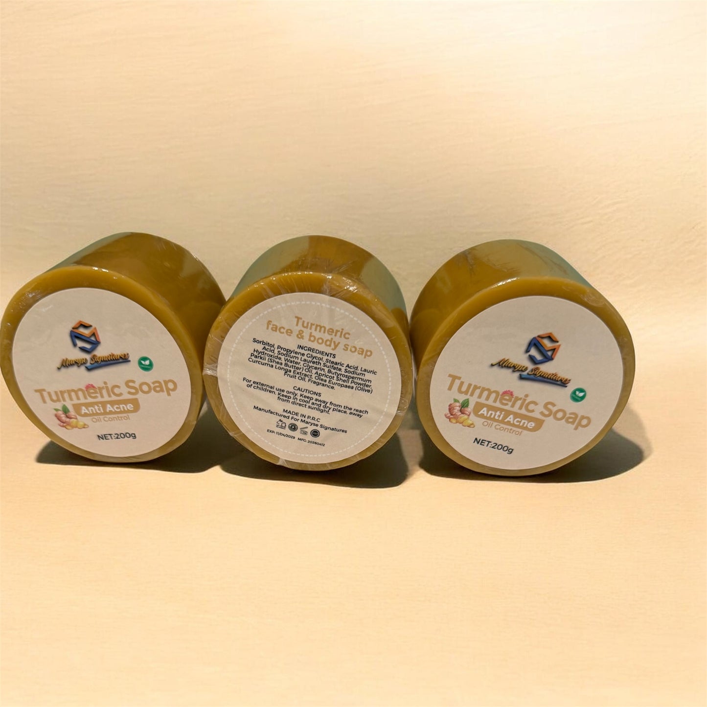 Turmeric soap