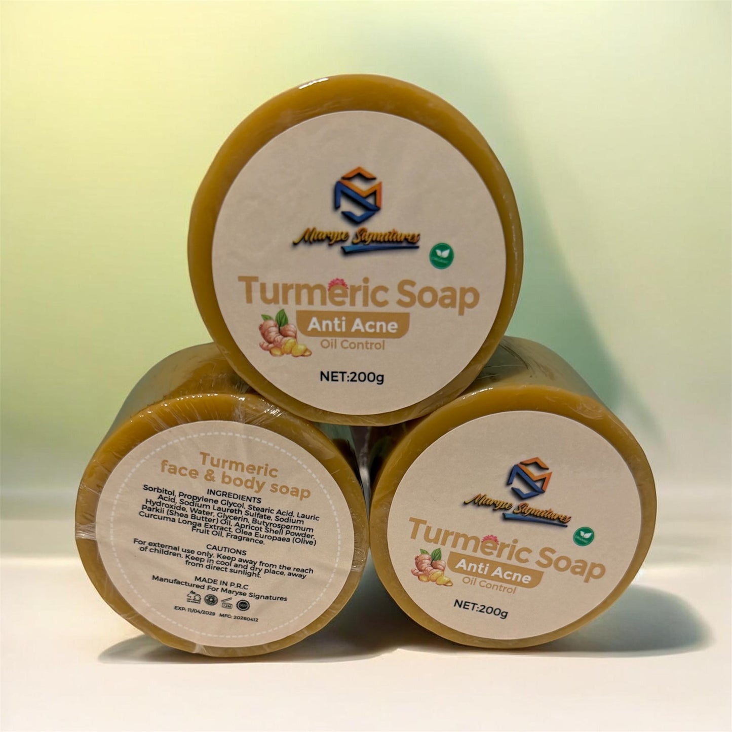 Turmeric soap