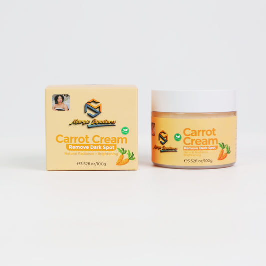 Carrot face cream